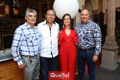 Olaf Rodríguez, José Alberto Arredondo, Mahelet Arredondo y Raúl Juárez .