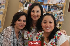  Alejandra Martínez, Ale Montelongo y Tania Mier.