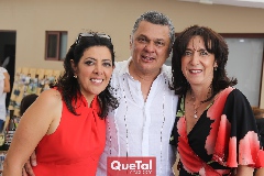  Mónica Nogués, Ariel Álvarez y Liova Goytortua.