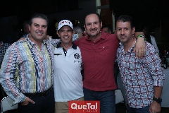  Salomón Dip, Eduardo Espinosa, Manuel Toledo y Obed Gutiérrez.