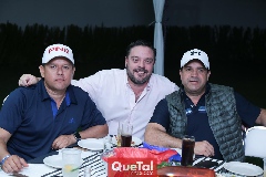 Pepe Guevara, Héctor Morales y Aldo Pizzuto.