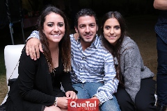  Daniela Madrid, Omar Güemes y Daniela Díaz de León.