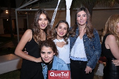  Claudia Rodríguez, Marijó Puga, Ana Gaby Motilla y Dany Fonseca.