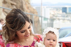 Roxana Ortiz y su hija Andrea Dent.