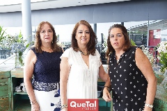 Paty, Cecilia y Lourdes Rangel.