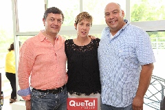 Ramiro Rodríguez, Ana Hunter y José Ángel Morales.