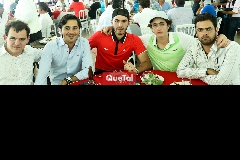  Elías Abud, Javier Gómez, Héctor Mahbub, Rodrigo Abud y Juan Pablo Abud.