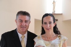  Carlos de Alba, Marcela Reynoso y Romina.