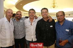  Carlos González, Lucas de Luna, Gustavo González, Víctor Zepeda y Eduardo Arauz.