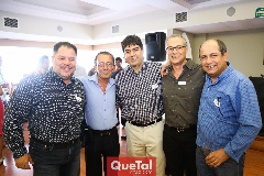  Rudy, Carlos, Luis, Poncho y Arauz.