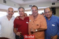  Carlos Vilet, Ricardo Medina, Marco Rivera y Eduardo Arauz.