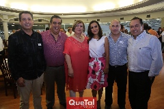  Víctor Zepeda, Miguel Tost, Fátima Robledo, Laura Rosillo, Marco Schekaiban y Juan Carlos Valle.