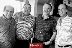  Eduardo Arauz, Gabriel Hernández, Juan José Rossel y Alejandro Aranda.
