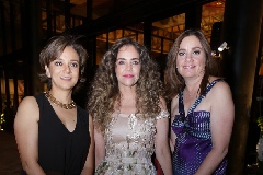  Cony Alvarado, Gaby Serment y Josefina Gutiérrez.