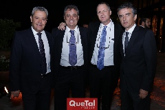  Alejandro Hinojosa, Edgardo Álvarez, Jorge García y Fernando del Pozo.