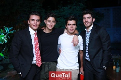  Jaime Ruiz, Santiago Rodríguez, Juan Pablo Quintero y Héctor Mahbub.