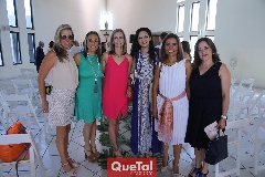  Claudia Quiroz, Michelle Zarur, Isabel Martí, Daniela Gutiérrez, Lorena Torres y Gaby Carreón.
