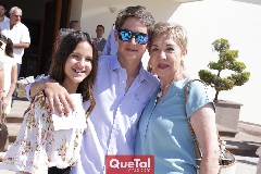  Carola García, Manuel Toledo y Lourdes Aguiñaga.