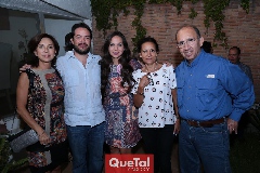 Asunción Rosillo, Diego Hernández, María José Leal, Amparo Rosillo y Guillermo Leal.