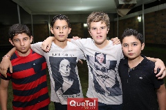  Ángel, Gabriel, Rodrigo y Pablo.