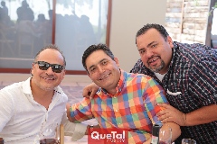  Sergio Rivera, Alejandro Espinosa y José Luis Castillo.