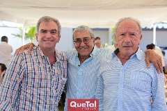  Pablo Fernández, Gilberto Galván y Javier Meade.