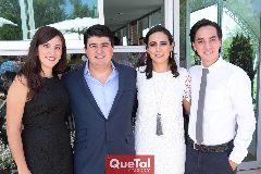 Jimena Villanueva, Rolando Domínguez, María Berrueta y Alfonso Martínez.