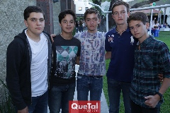 Javier, Pato, Daniel, Alonso y Ro.