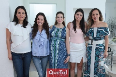 Lorena Aranda, Paloma González, Geo Rivera, Liz Alcalde y Marcela Guevara.