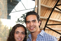 Montse Berrueta y  Héctor Hernández .