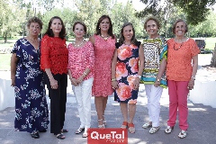  Lucha de la Garza, Lila Ahumada, Paty Nieto, Oti Ruiz, Rocío García, Toyita Villalobos y Laura Varela.