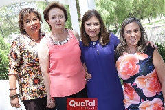  Carmelita Vázquez, Cristina Peña, Gladys Castellanos y Rocío de Sigona.