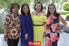  Carmelita Vázquez, Gladys Castellanos, Rebeca Konishi y Rocío de Sigona.