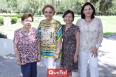  Queta B. de Contreras, Toyita Villalobos, Any Rossel y Laura Martínez.