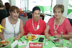  Ana Rosa de Ponce, Lucy Compean y Yolanda de Payán.