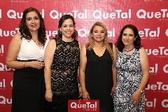 Griselda Olvera, Paty Espinoza, Alma de Pedroza y Lourdes Obregón .