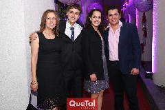 Judith Manzo, Juan Fernando Cárdenas, María Fernanda Cárdenas y Salvador Agras.