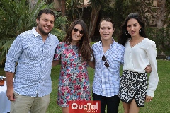  Mauricio Espinosa, Priscila Medlich, Jorge Del Valle y Claudia Díaz de León.