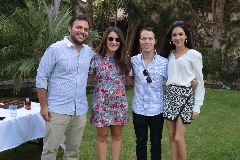 Mauricio Espinosa, Priscila Medlich, Jorge Del Valle y Claudia Díaz de León.
