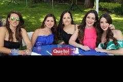 Regina González, Montse Arredondo, Mariana Lazo, Mariana Lamas y Elena Pérez.