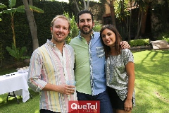 Armando de la Parra, Fernando Domínguez y Ana Sofía Rodríguez.