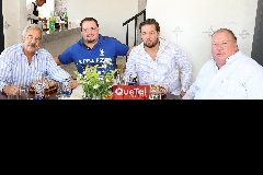 Jesús Díaz Infante, Diego Zamanillo, Julián Zamanillo y Gerardo Zamanillo.
