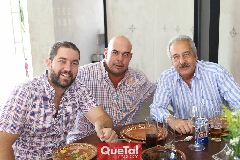 Alejandro Zamanillo, Jaime Ascanio y Jesús Díaz Infante.