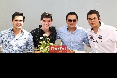 José Miguel Miranda, Jaime Flores, Abel Calderón y Juan Puente.