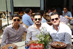 José Pablo Kasis, Luis Gerardo Rodríguez y Vicente González .