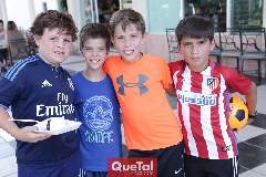  Emilio, Lucas, Agustín y Chus.