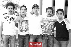 Fran, Roberto, Diego, Pato y Juan Pablo.