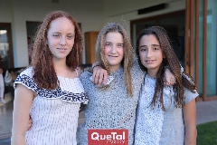  Ale, Isabela y Sofi.