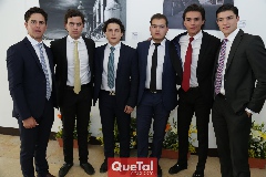  Alejandro Santibáñez, Diego Zepeda, José Sáenz, Mauricio Schekaibán, Jaime Ruiz y José Madrigal.
