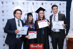  José Saenz, Sofía Garfias, Sonia Josephine y Antonio Madrigal.